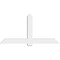 Ekena Millwork Eugene Architectural Grade PVC Gable Bracket, 72"W x 36"H x 4"D x 6"F, 12/12 Pitch GBP072X36X0406EUG00 - alternate 2